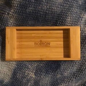BOIRON Small Wood Storage Tray / Perfect For Home Decor / Organization / & More!